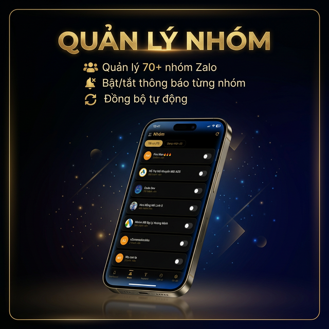 Quản lý nhóm Zalo